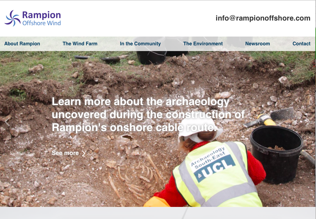 Rampion website home page