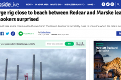 A temporary tourist attraction in Redcar