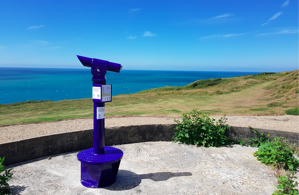 Telescopes funded by Rampion at locations across the south coast