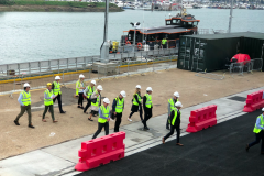 VIP stakeholder tour at Rampion's O&M base